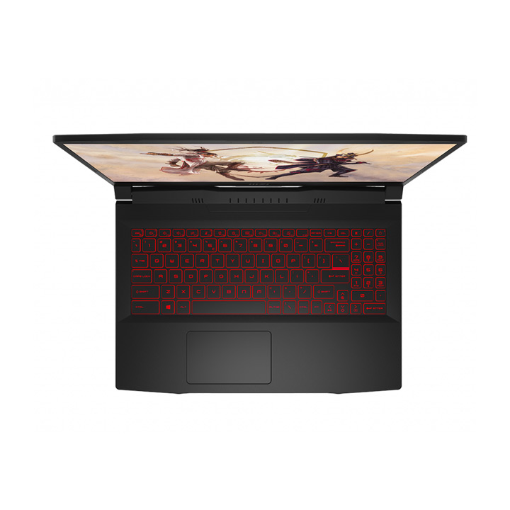 Brand New Laptop Gaming MSI Gf63 Thin Core i7 11800H 11Th Gen 8GB DDR4 RAM 256GB SSD RTX 3050 4GB DDR6 Ded VGA 15.6 inch Screen - En-AR KB _9S7-16R612-897 - Black - 1 Yr Warranty