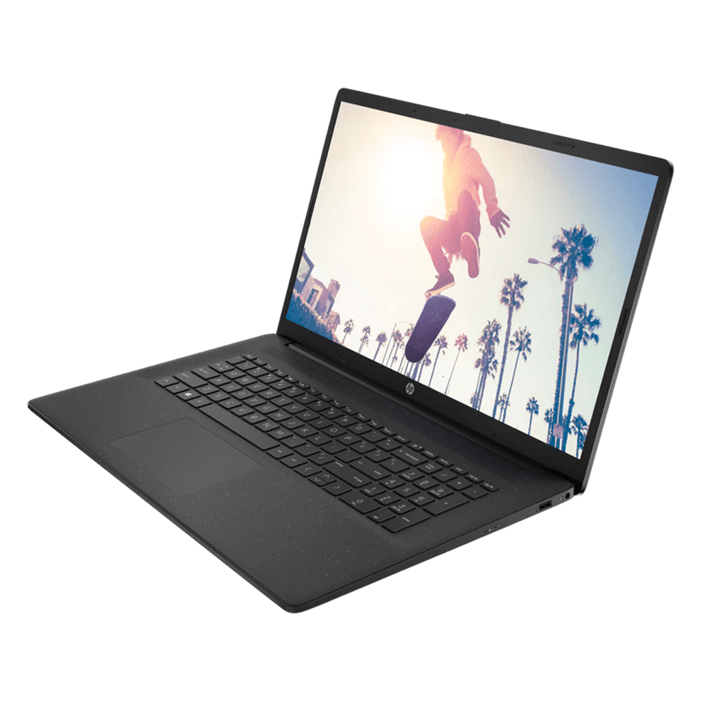 CTO Laptop HP 17CN2xxx Core i5 1235U 12Th Gen 8GB DDR4 RAM 256GB SSD Intel IRIS XE  VGA 17.3 inch HD Screen - Win11 _8B7G0U8R#ABA - Black