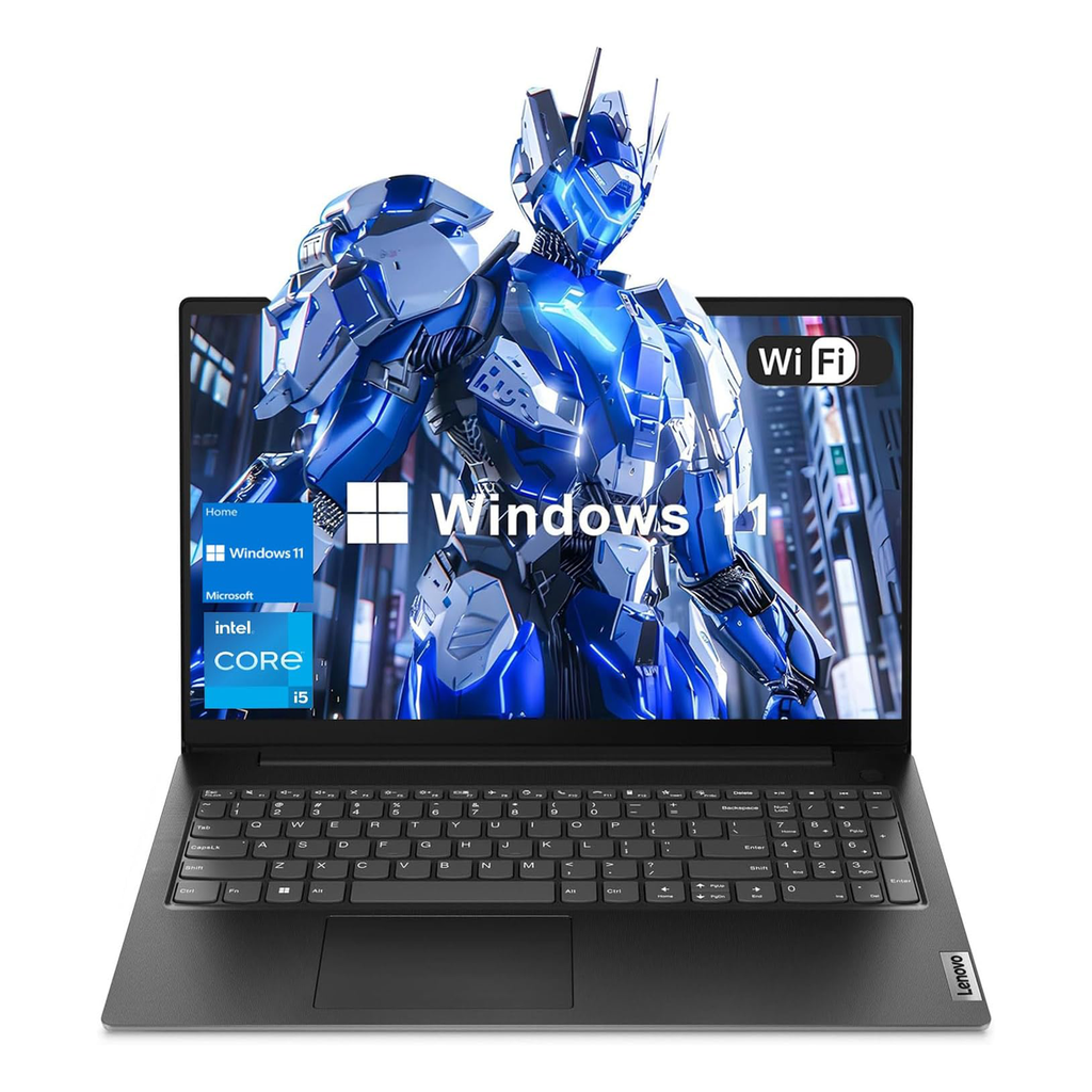Brand New Laptop Lenovo v15 core i5 13420H 13th Gen 8GB DDR5 Ram 512GB Nvme 15.6 inch FHD Screen-Black