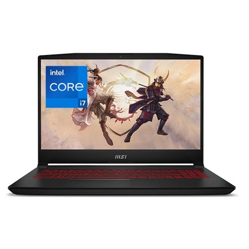 Brand New Laptop Gaming MSI Gf63 Thin Core i7 11800H 11Th Gen 8GB DDR4 RAM 256GB SSD RTX 3050 4GB DDR6 Ded VGA 15.6 inch Screen - En-AR KB _9S7-16R612-897 - Black - 1 Yr Warranty